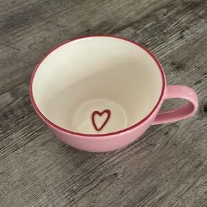 Starbucks 2006 Valentines pink hearts latte/coffee 12oz mug